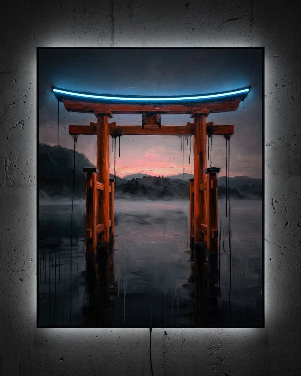 湖の鳥居