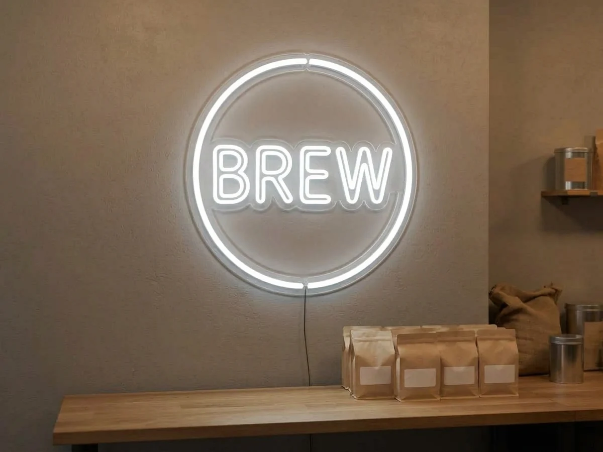 BREW（別カット）（LEDネオンサイン）のイメージ