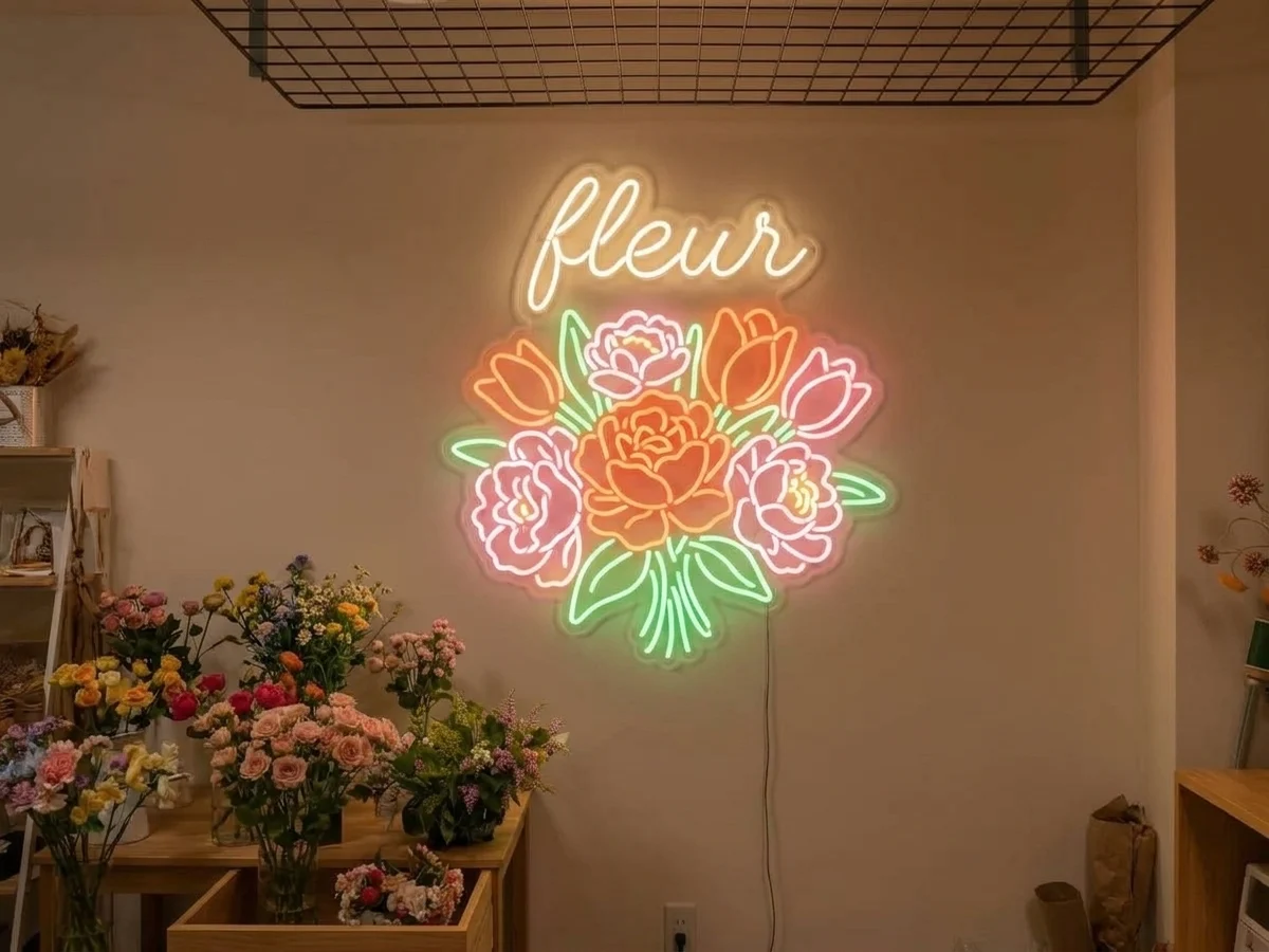 fleur（別カット）（LEDネオンサイン）のイメージ