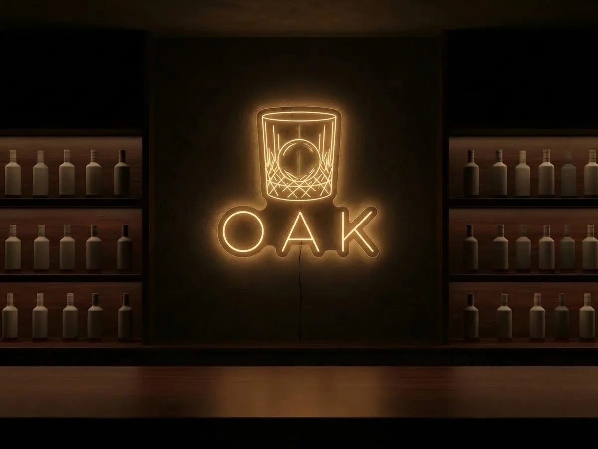 OAK（別カット）（LEDネオンサイン）のイメージ