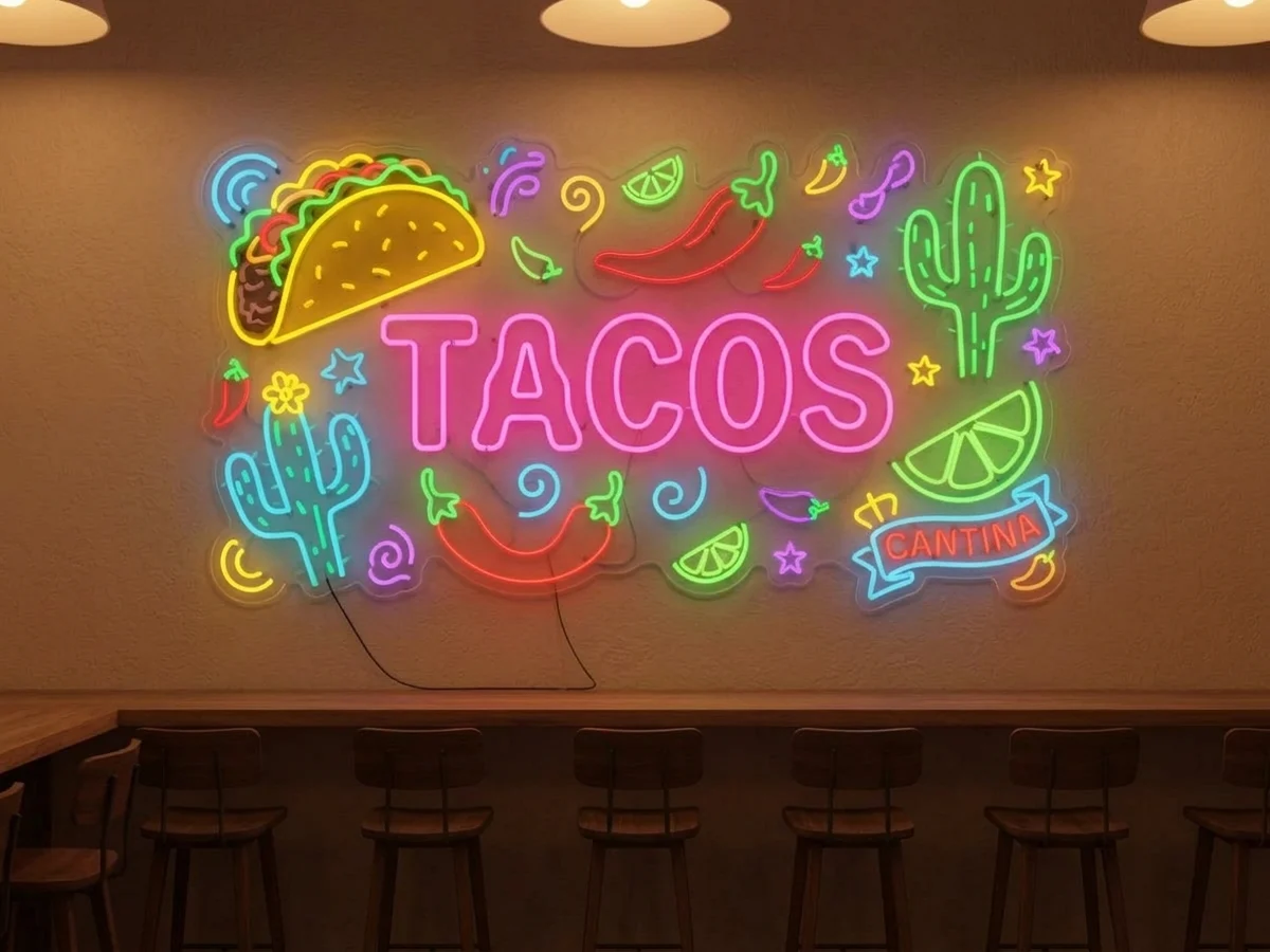TACOS（別カット）（LEDネオンサイン）のイメージ