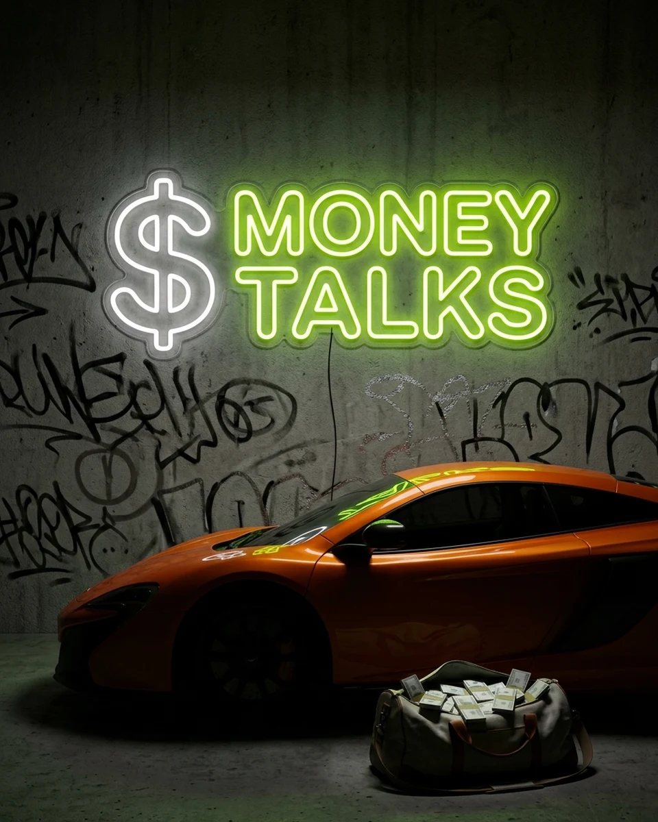 MONEY TALKS（LEDネオンサイン）のイメージ
