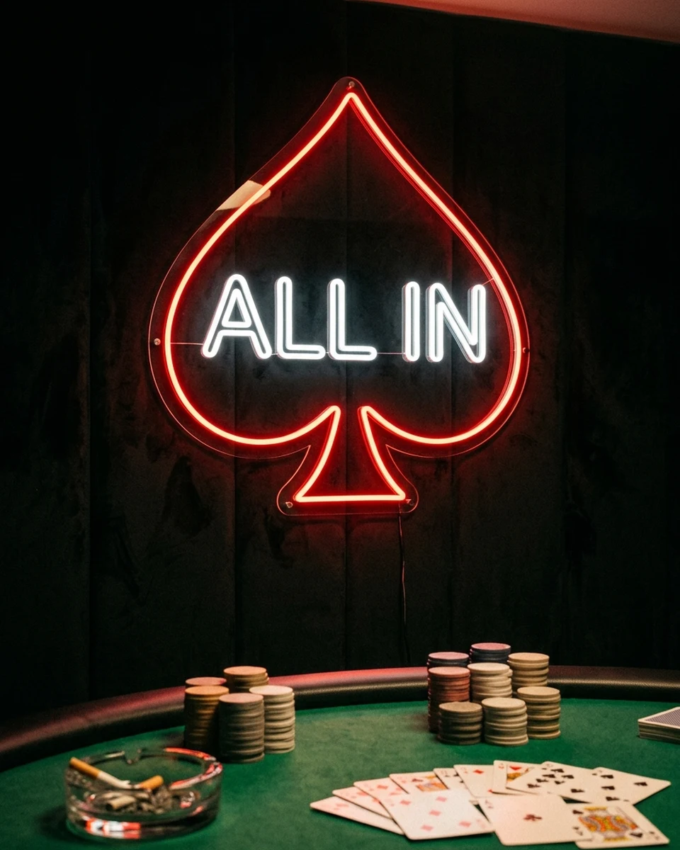 ALL IN（LEDネオンサイン）のイメージ