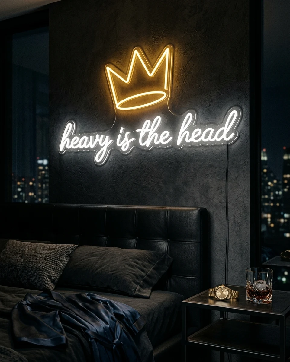 HEAVY IS THE HEAD（LEDネオンサイン）のイメージ