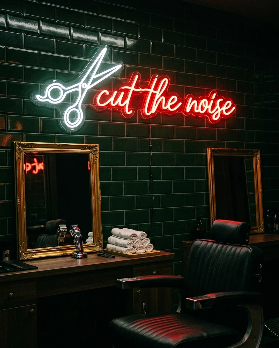 CUT THE NOISE（LEDネオンサイン）のイメージ