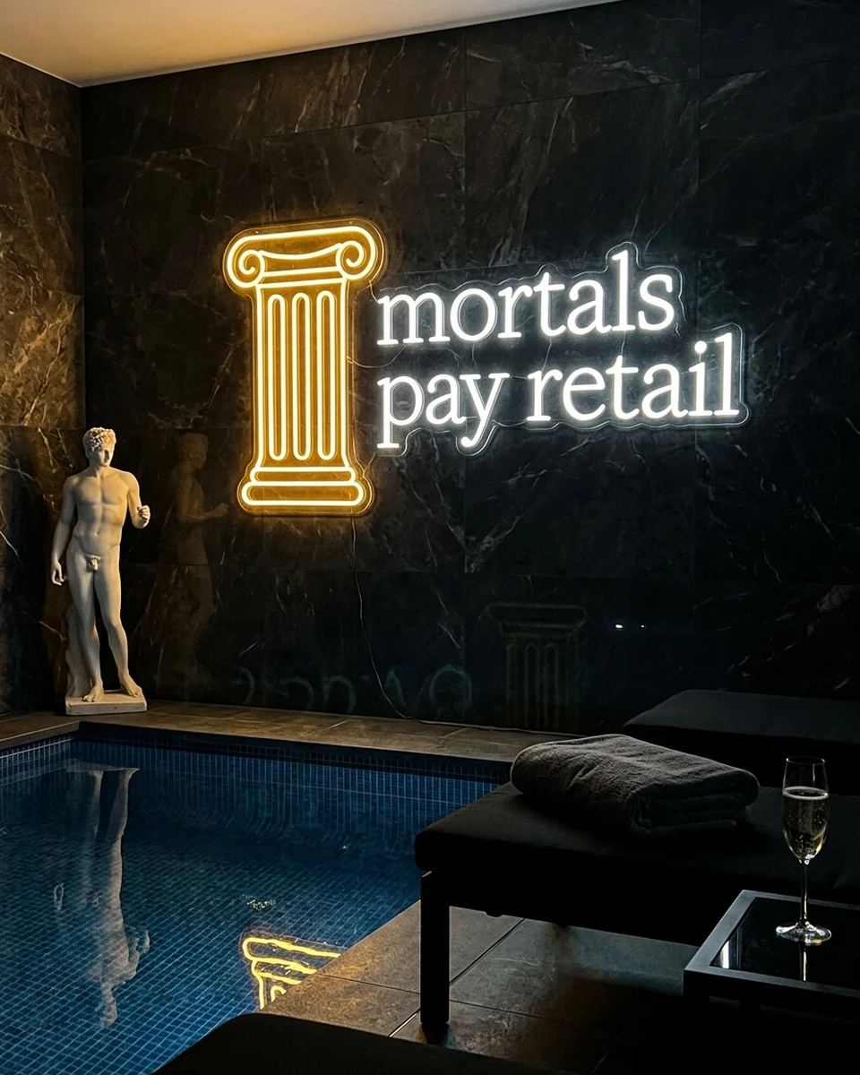 MORTALS PAY RETAIL（LEDネオンサイン）のイメージ
