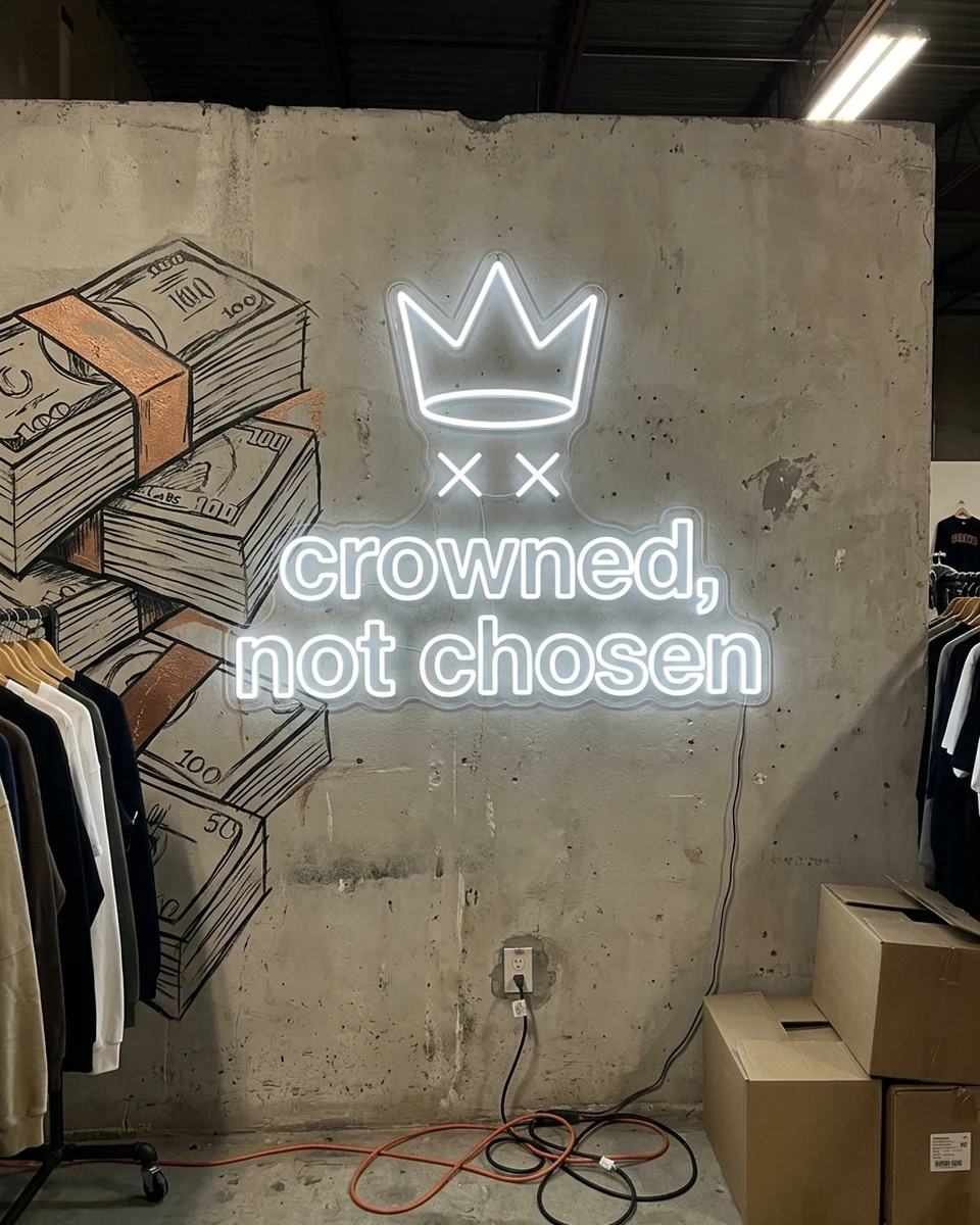 CROWNED NOT CHOSEN（LEDネオンサイン）のイメージ