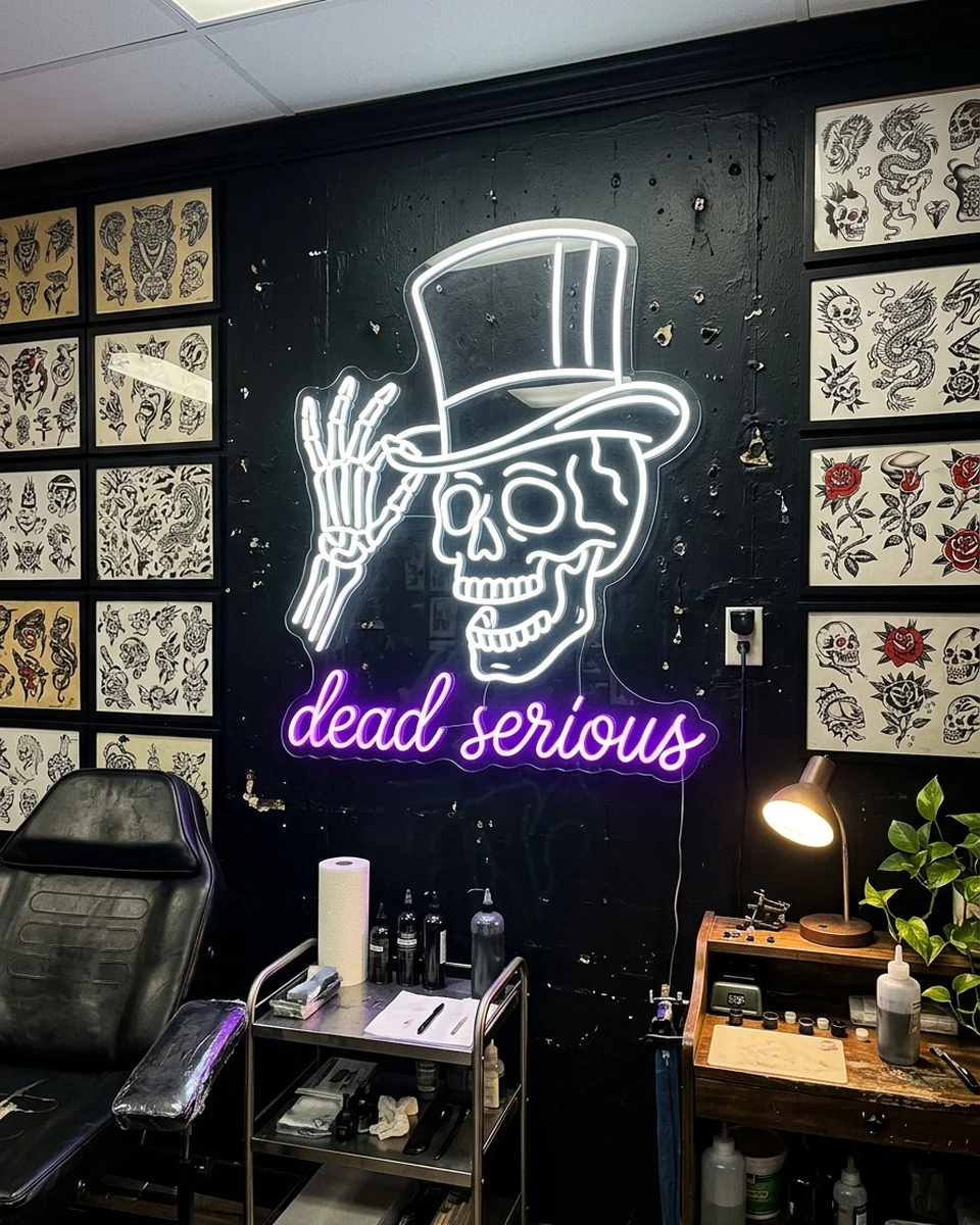 DEAD SERIOUS（LEDネオンサイン）のイメージ