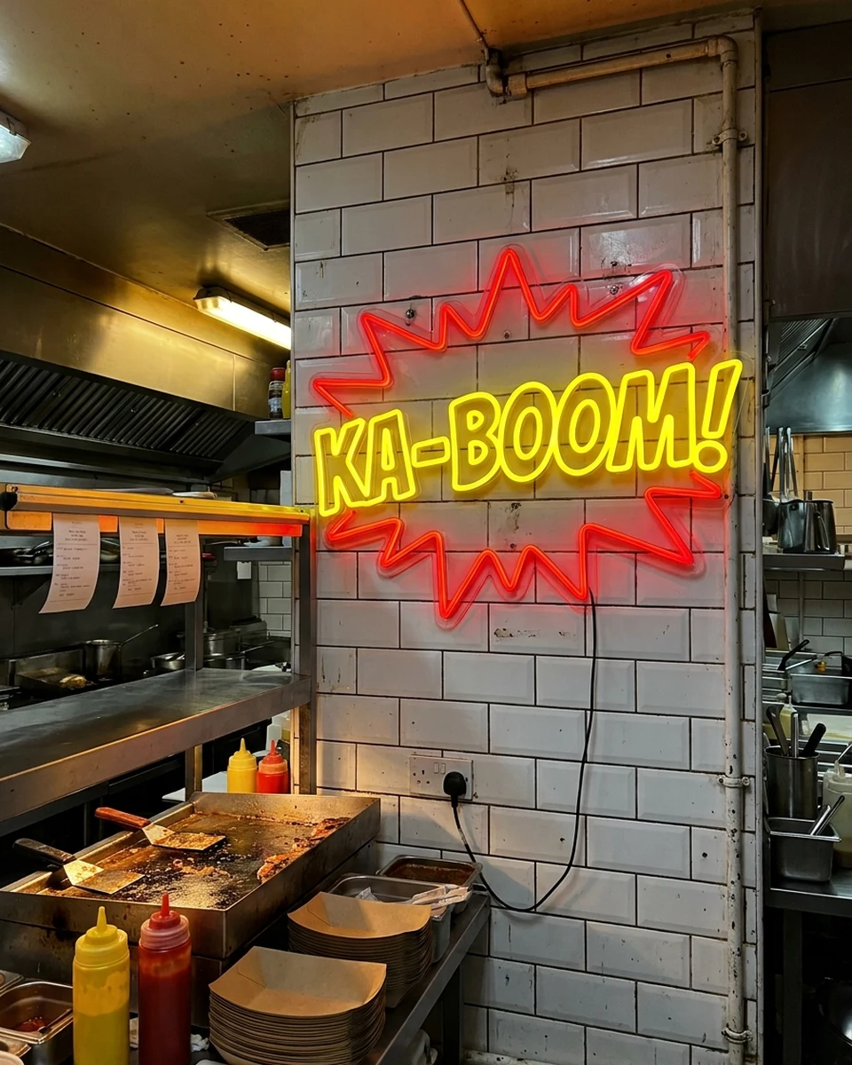 KA-BOOM!（LEDネオンサイン）のイメージ
